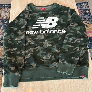 New Balance Men's Camouflage Crewneck Sweater